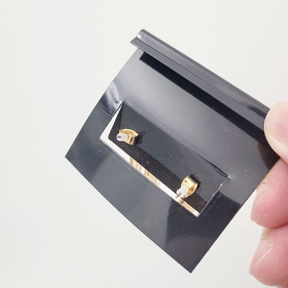 Brand New BCBG Gold Round Earrings - Picture 5 of 6